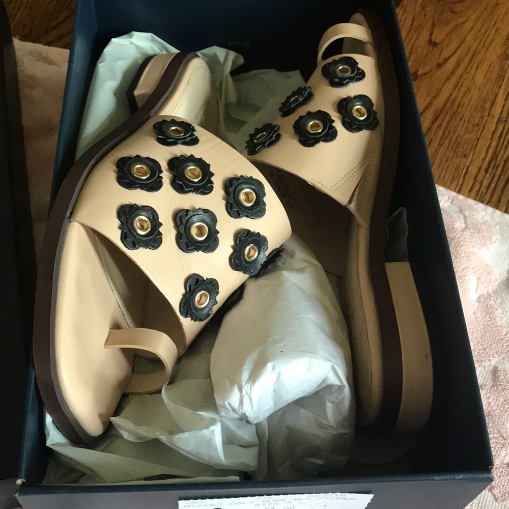 Cole Haan floral design sandals